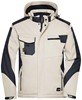 James & Nicholson JN824 Craftsmen Softshell Jacket -STRONG- - Stone/Black - 6XL afbeelding