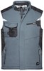 James & Nicholson JN825 Craftsmen Softshell Vest -STRONG- - Carbon/Black - 6XL afbeelding