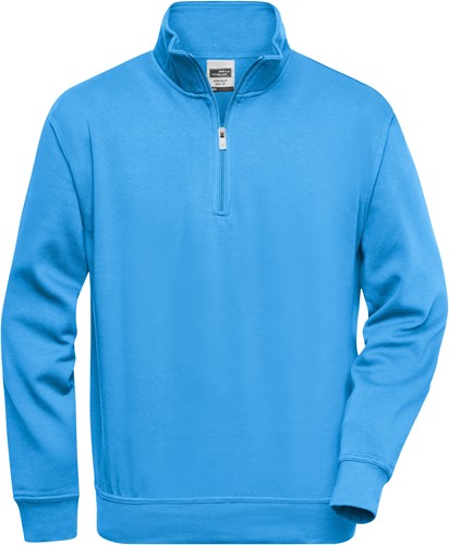 James & Nicholson JN831 Workwear Half Zip Sweat