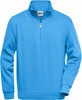 James & Nicholson JN831 Workwear Half Zip Sweat - Aqua - S afbeelding