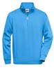 James & Nicholson JN831 Workwear Half Zip Sweat - Aqua - 4XL afbeelding