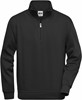 James & Nicholson JN831 Workwear Half Zip Sweat - Black - XXL afbeelding