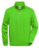 James & Nicholson JN831 Workwear Half Zip Sweat - Lime-Green - M afbeelding
