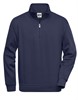 James & Nicholson JN831 Workwear Half Zip Sweat - Navy - 4XL afbeelding