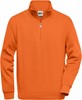 James & Nicholson JN831 Workwear Half Zip Sweat - Orange - 3XL afbeelding