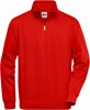 James & Nicholson JN831 Workwear Half Zip Sweat - Red - L afbeelding