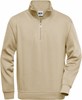 James & Nicholson JN831 Workwear Half Zip Sweat - Stone - XXL afbeelding
