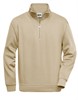 James & Nicholson JN831 Workwear Half Zip Sweat - Stone - 6XL afbeelding