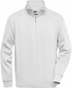 James & Nicholson JN831 Workwear Half Zip Sweat - White - 5XL afbeelding