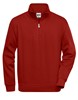James & Nicholson JN831 Workwear Half Zip Sweat - Wine - S afbeelding