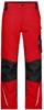 James & Nicholson JN832 Workwear Pants -STRONG- - Red/Black - 94 afbeelding