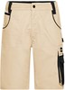 James & Nicholson JN835 Workwear Bermudas -STRONG- - Stone/Black - 58 afbeelding