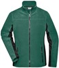 James & Nicholson JN841 Ladies´ Workwear Fleece Jacket -STRONG- - Dark-Green/Black - 3XL afbeelding