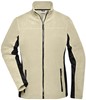 James & Nicholson JN841 Ladies´ Workwear Fleece Jacket -STRONG- - Stone/Black - XS afbeelding