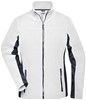 James & Nicholson JN841 Ladies´ Workwear Fleece Jacket -STRONG- - White/Carbon - M afbeelding