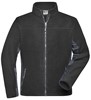James & Nicholson JN842 Men´s Workwear Fleece Jacket -STRONG- - Black/Carbon - XXL afbeelding