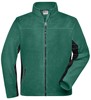 James & Nicholson JN842 Men´s Workwear Fleece Jacket -STRONG- - Dark-Green/Black - XL afbeelding