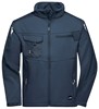 James & Nicholson JN844 Workwear Softshell Jacket -STRONG- - Navy/Navy - XS afbeelding