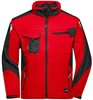 James & Nicholson JN844 Workwear Softshell Jacket -STRONG- - Red/Black - 6XL afbeelding