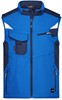James & Nicholson JN845 Workwear Softshell Vest -STRONG- - Royal/Navy - 6XL afbeelding