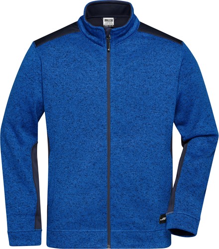 James & Nicholson JN862 Men´s Knitted Workwear Fleece Jacket -STRONG-