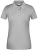 James & Nicholson JN873 Ladies´ Bio Workwear Polo - Grey-Heather - 4XL afbeelding