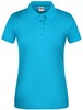 James & Nicholson JN873 Ladies´ Bio Workwear Polo - Turquoise - S afbeelding