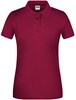 James & Nicholson JN873 Ladies´ Bio Workwear Polo - Wine - M afbeelding