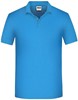 James & Nicholson JN874 Men´s Bio Workwear Polo - Aqua - S afbeelding