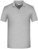 James & Nicholson JN874 Men´s Bio Workwear Polo - Grey-Heather - 4XL afbeelding