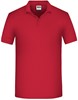 James & Nicholson JN874 Men´s Bio Workwear Polo - Red - 3XL afbeelding