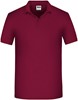 James & Nicholson JN874 Men´s Bio Workwear Polo - Wine - 6XL afbeelding