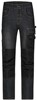 James & Nicholson JN875 Workwear Stretch-Jeans - Black-Denim - 46 afbeelding