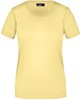 James & Nicholson JN901 Ladies´ Basic-T - Light-Yellow - S afbeelding