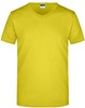 James & Nicholson JN912 Men´s Slim Fit V-T - Yellow - L afbeelding