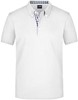 James & Nicholson JN964 Men´s Plain Polo - White/Navy/White - L afbeelding