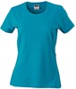 James & Nicholson JN971 Ladies´ Slim Fit-T - Caribbean-Blue - XL afbeelding