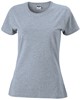 James & Nicholson JN971 Ladies´ Slim Fit-T - Grey-Heather - M afbeelding