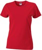 James & Nicholson JN971 Ladies´ Slim Fit-T - Red - XL afbeelding