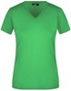 James & Nicholson JN972 Ladies´ Slim Fit V-T - Frog - L afbeelding