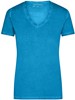 James & Nicholson JN975 Ladies´ Gipsy T-Shirt - Turquoise - XL afbeelding