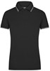 James & Nicholson JN985 Ladies´ Polo - Black/White - XXL afbeelding