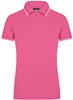 James & Nicholson JN985 Ladies´ Polo - Pink/White - M afbeelding