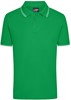 James & Nicholson JN986 Men´s Polo - Fern-Green/White - 3XL afbeelding