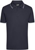 James & Nicholson JN986 Men´s Polo - Navy/White - 3XL afbeelding