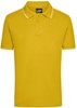 James & Nicholson JN986 Men´s Polo - Sun-Yellow/White - 3XL afbeelding