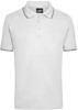 James & Nicholson JN986 Men´s Polo - White/Navy - XL afbeelding
