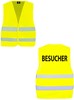 Korntex KX010B Safety Vest Passau - Besucher - Signal Yellow - 3XL/4XL afbeelding