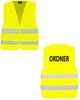 Korntex KX010O Safety Vest Passau - Ordner - Signal Yellow - M/L afbeelding