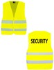 Korntex KX010S Safety Vest Passau - Security - Signal Yellow - XL/XXL afbeelding